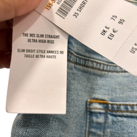 Abercrombie & Fitch Women’s 90s Slim Straight Jeans - Picture 4 of 7